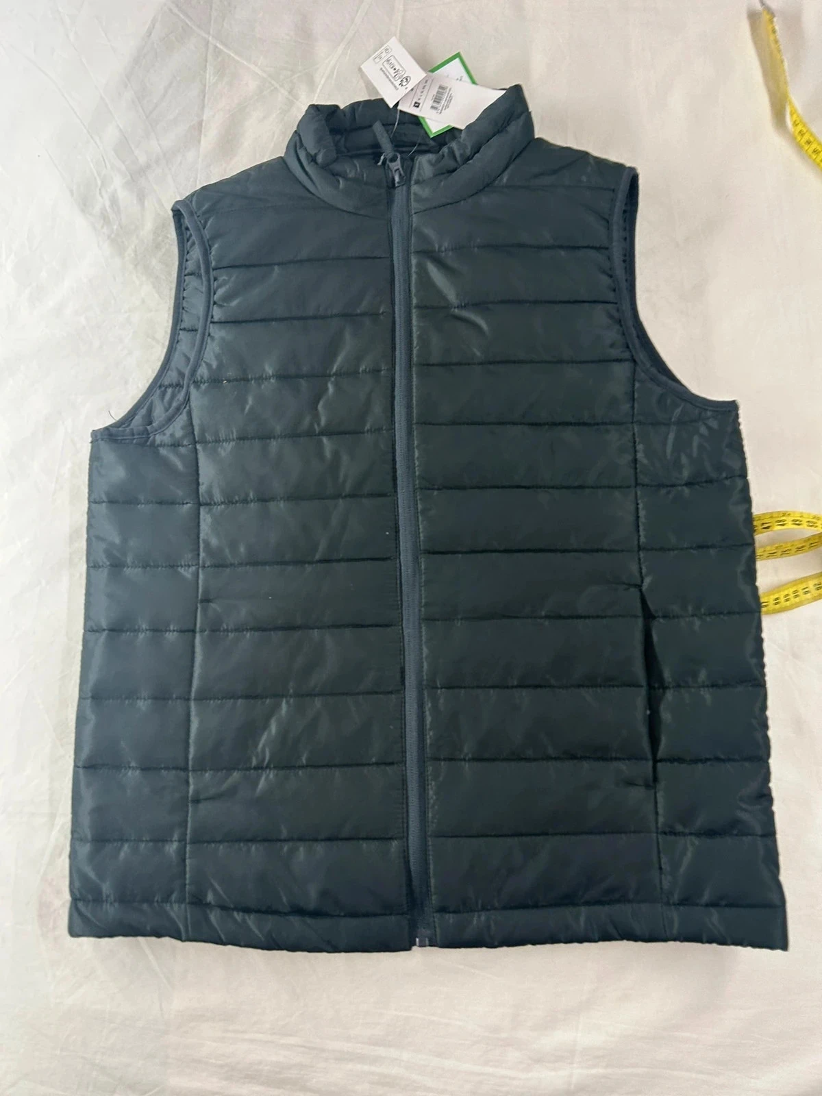 Zwarte donsvest zonder mouwen tex – photo 2